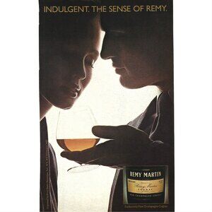 Remy Martin Champagne Cognac France Couple 1980s Vintage Print Ad
